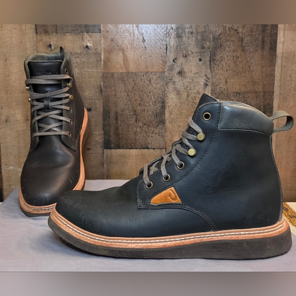 OluKai Other - OLUKAI Kilakila Men's Waterproof Leather Boots Size 10
